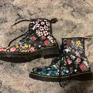 Floral Doc Martens